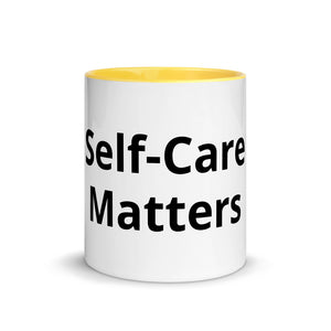 Self-Care Matters Mug with Color Inside